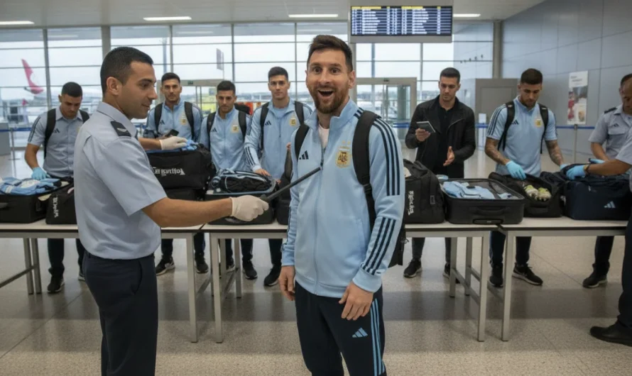 Miami Havaalanında Messi Şoku: Güvenlik Herkesi Aradı
