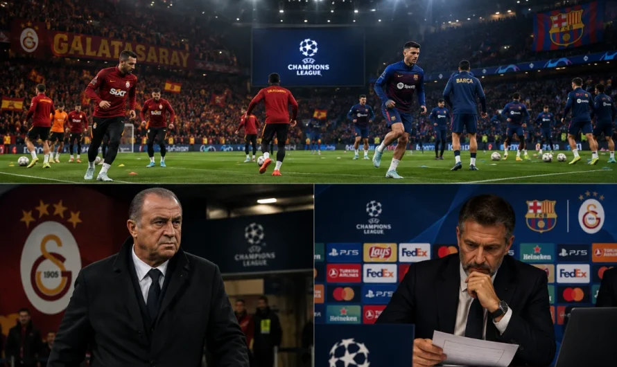 Galatasaray-Barcelona Karşılaşmasında Fatih Terim’in Analiz Mesaisi